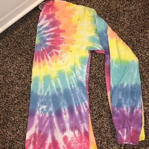 Ivory Ella Long Sleeve Tie Dye Shirt